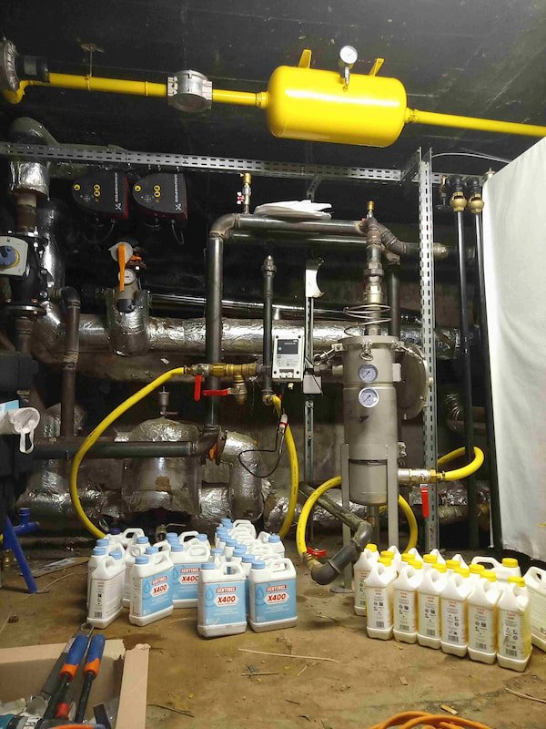 Désembouage du chauffage dans un immeuble 94