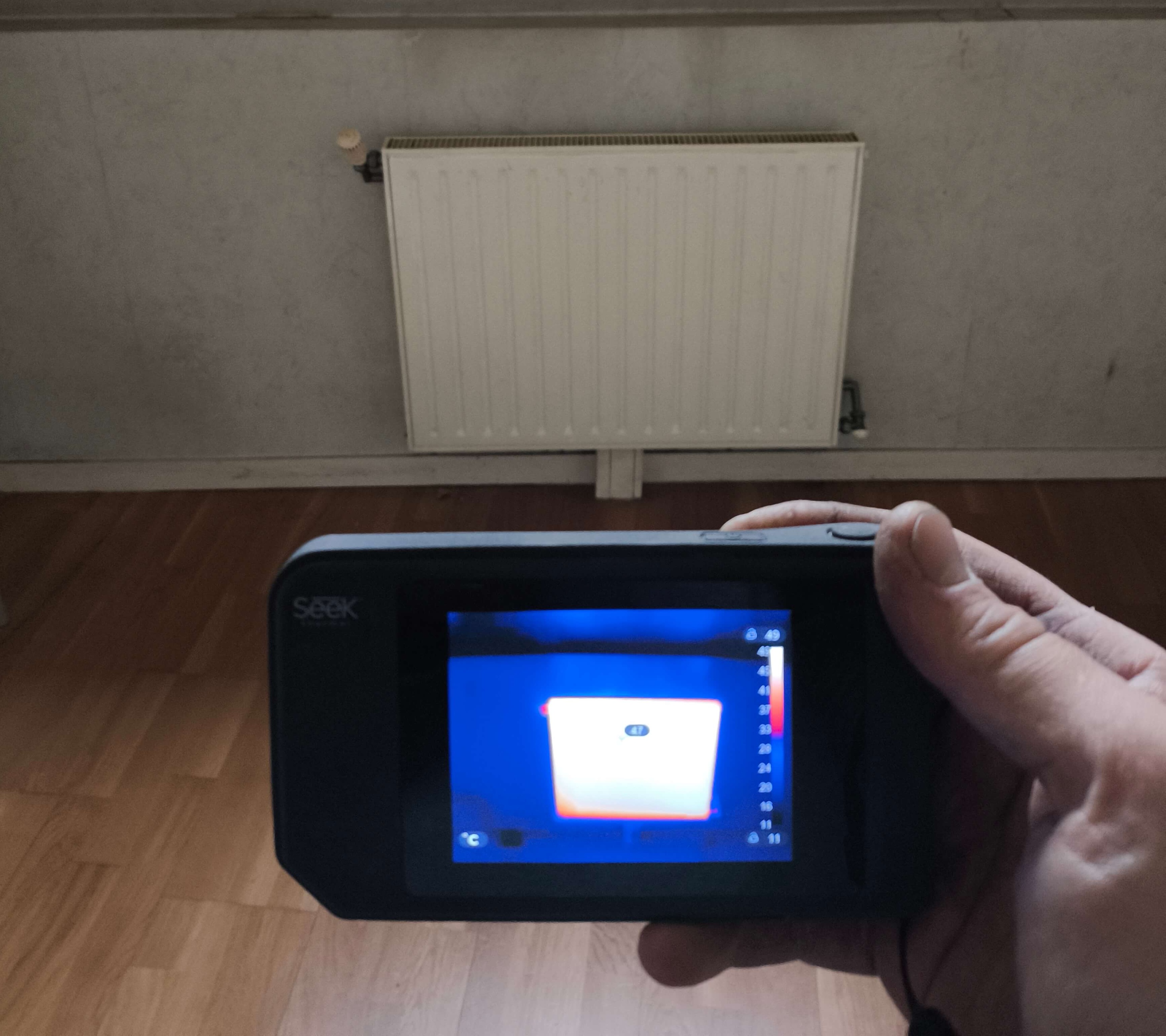 Radiateur après désembouage